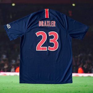 PSG 2018/19 Home Soccer Jersey Julian Draxler Large Nike Paris Saint Germain